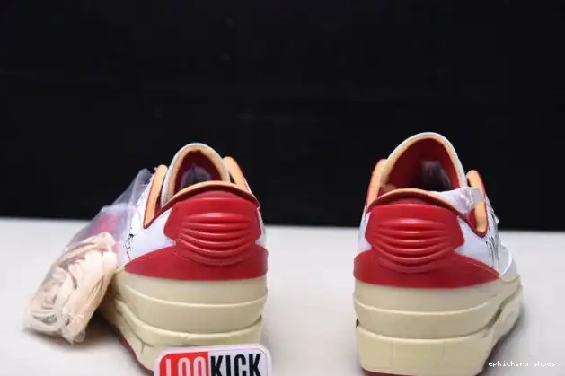 Rep Red White Jordan DJ4375-106 Retro 2 SP Low Off-White 0619